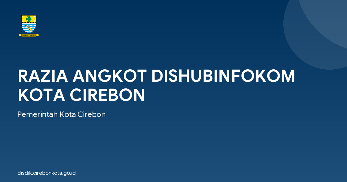 RAZIA ANGKOT DISHUBINFOKOM KOTA CIREBON