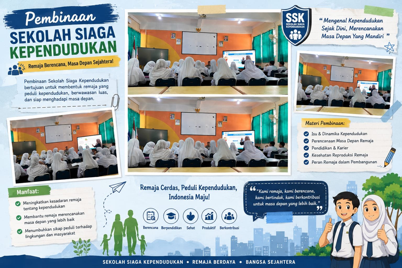 Pembinaan Sekolah Siaga Kependudukan di SMP Negeri 11 Kota Cirebon, Bekali Remaja Wawasan Kependudukan Sejak Dini