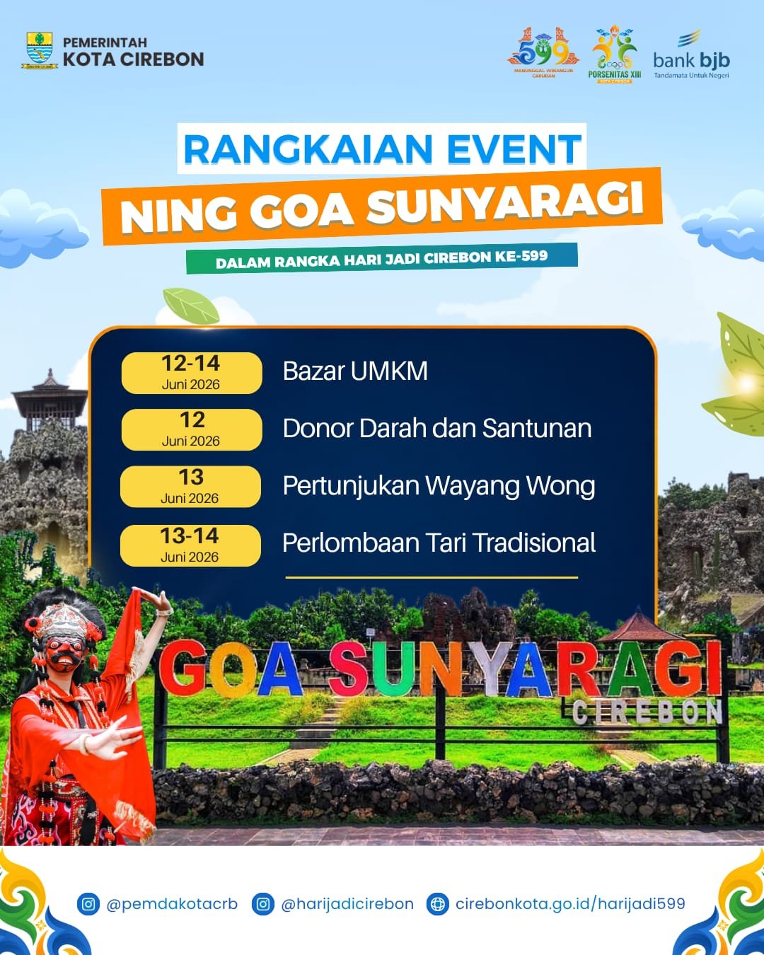 RANGKAIAN EVENT NING GOA SUNYARAGI