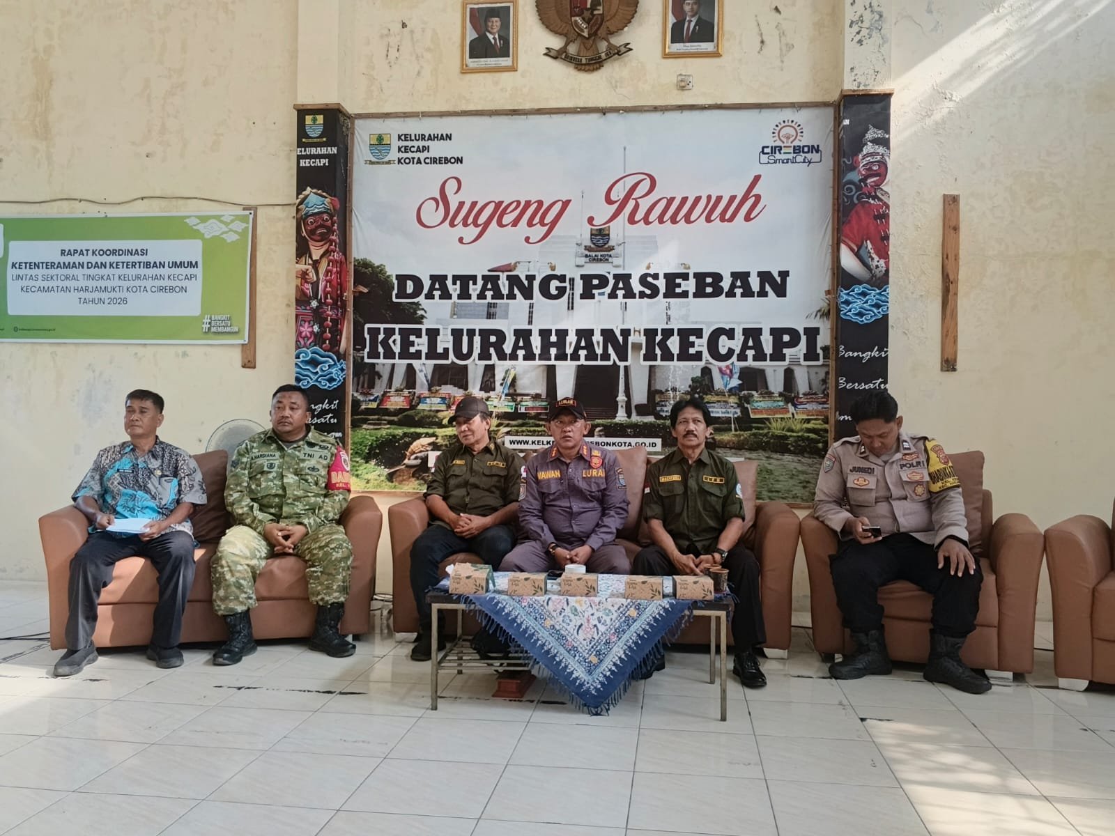 Kegiatan Rapat Koordinasi Ketentraman dan Ketertiban Umum Kelurahan Kecapi
