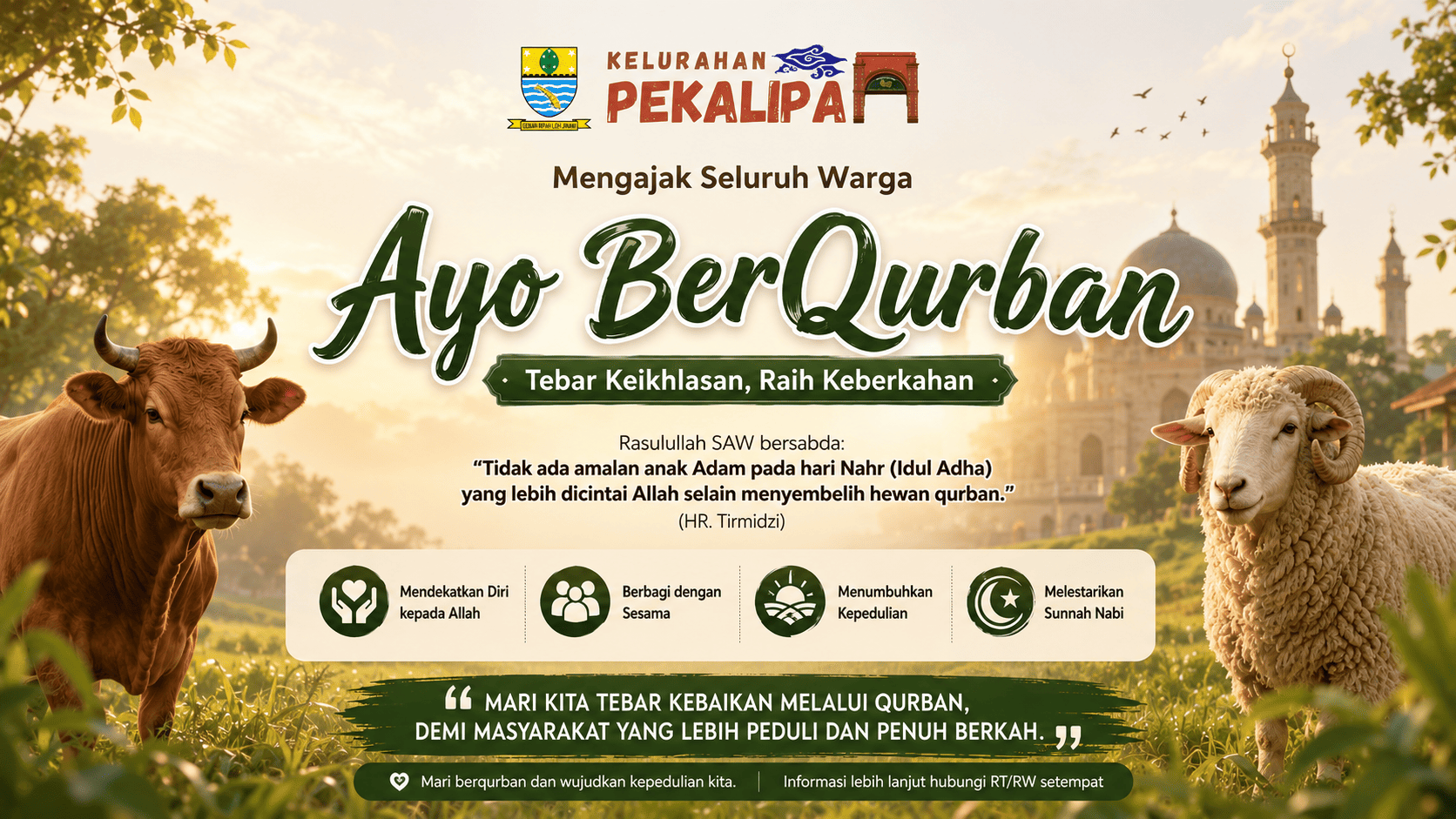 Semangat BerQurban untuk Membangun Kepedulian Sosial