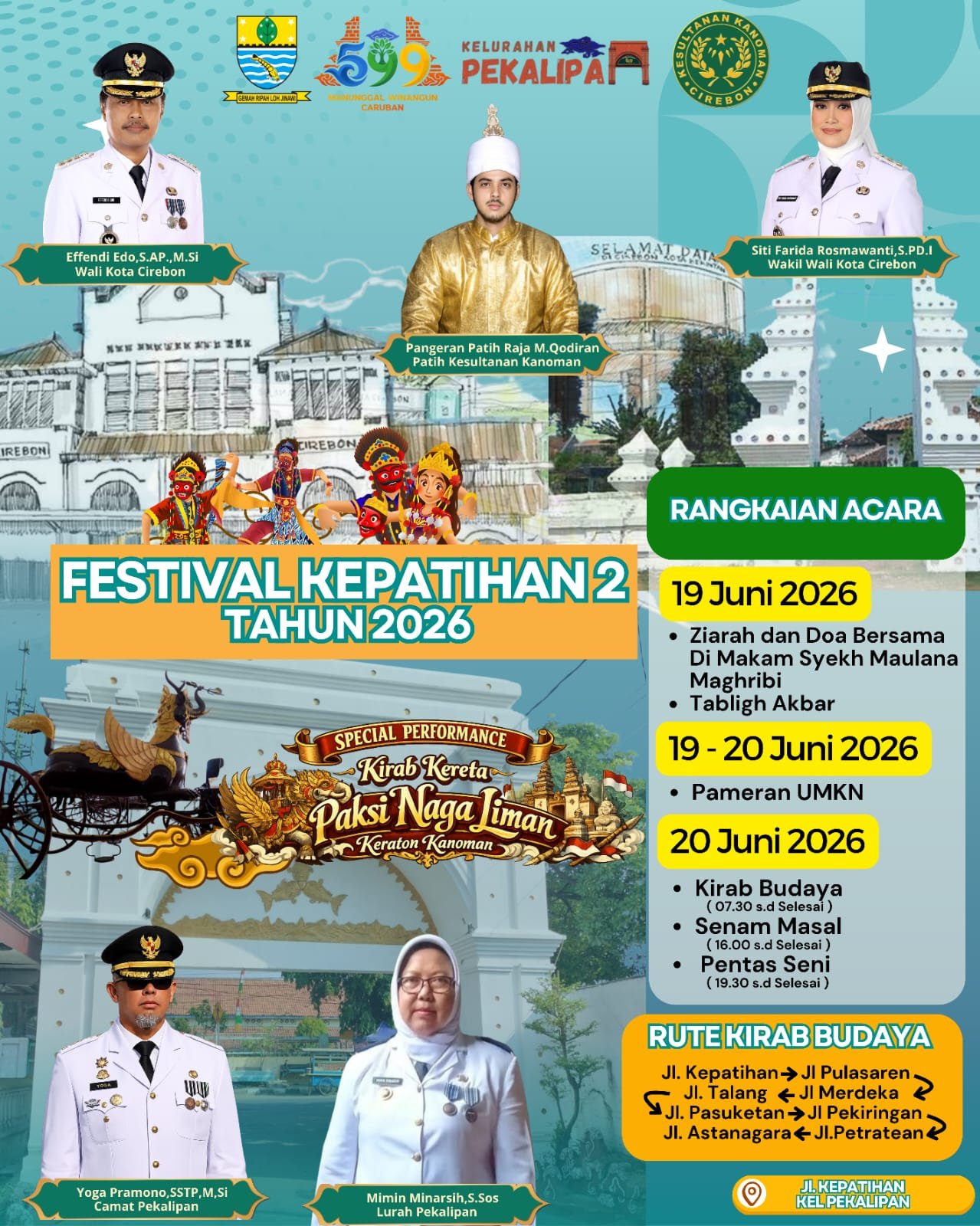 FESTIVAL KEPATIHAN TAHUN 2026 SIAP MERIAHKAN KOTA CIREBON