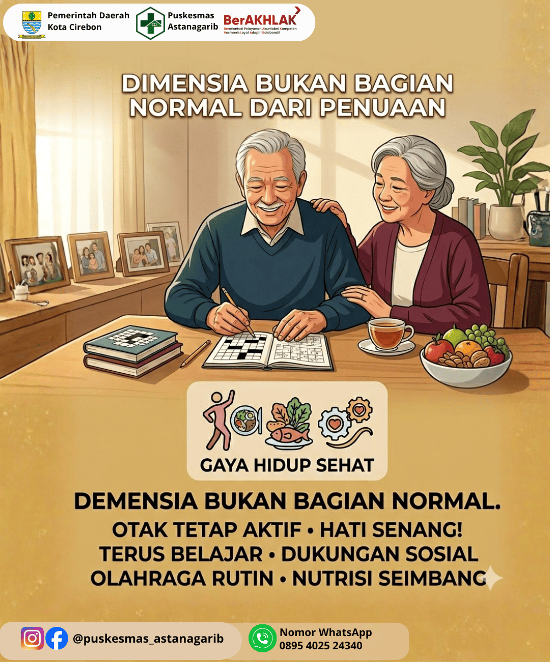 Dimensia Bukan Bagian Normal dari Penuaan