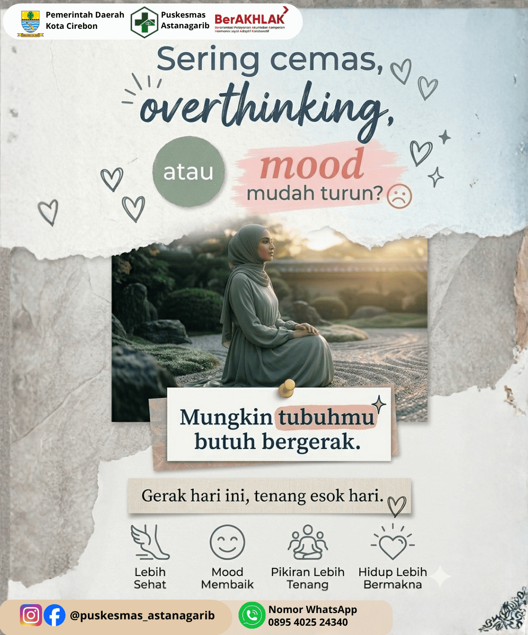 Sering Cemas, Overthinking atau Mood Mudah Turun